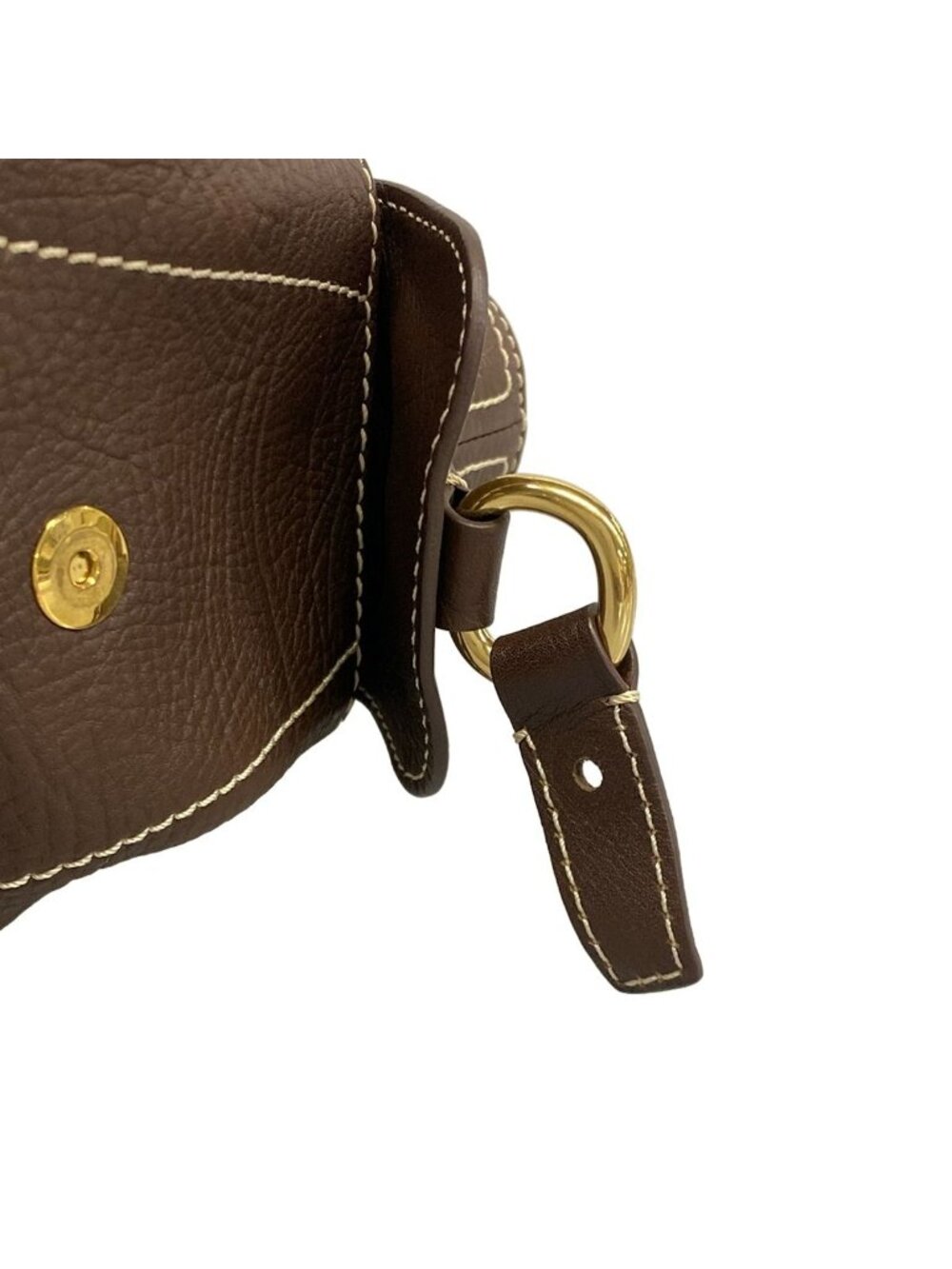 Celine Tote Boogie Dark Brown Leather - Picture 11 of 15